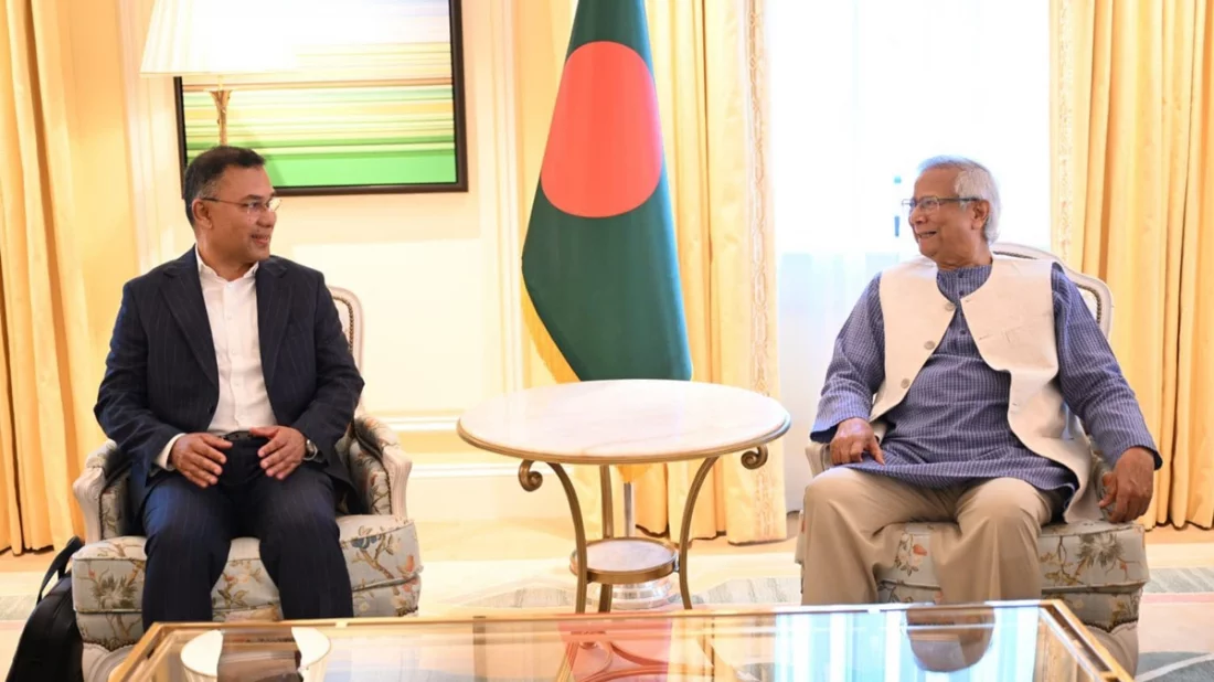 প্রধান উপদেষ্টার সঙ্গে তারেক রহমানের রুদ্ধদ্বার বৈঠক চলছে