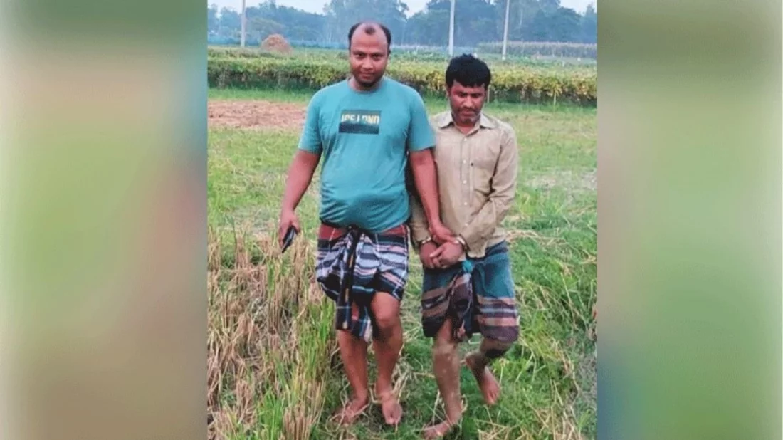 কৃষক সেজে ধানখেত থেকে সাজাপ্রাপ্ত আসামি ধরল পুলিশ